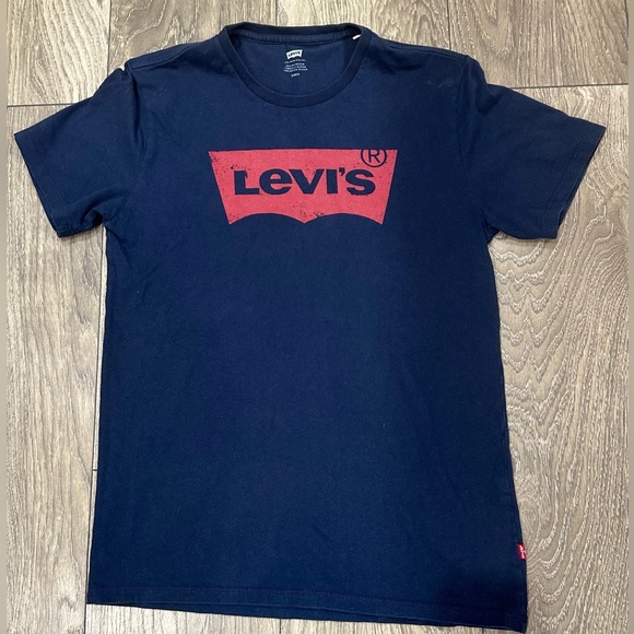 👕 Bundle Deal: 3 Men's Shirts - 2 Levi's (Gray & Blue) and 1 Goodfellow Green - Picture 2 of 8